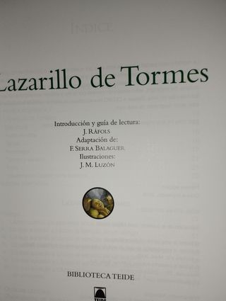 Biblioteca Teide 009 - Lazarillo de Tormes