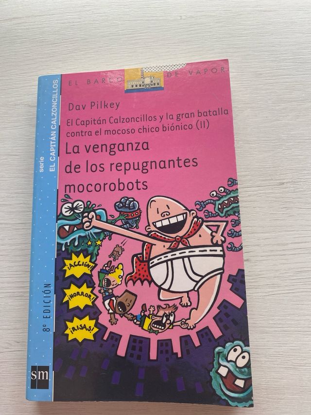 Pack de dos libros de El Capitán Calzoncillos