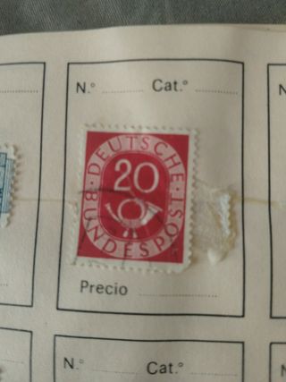 Sellos Alemania 20 Pfennig