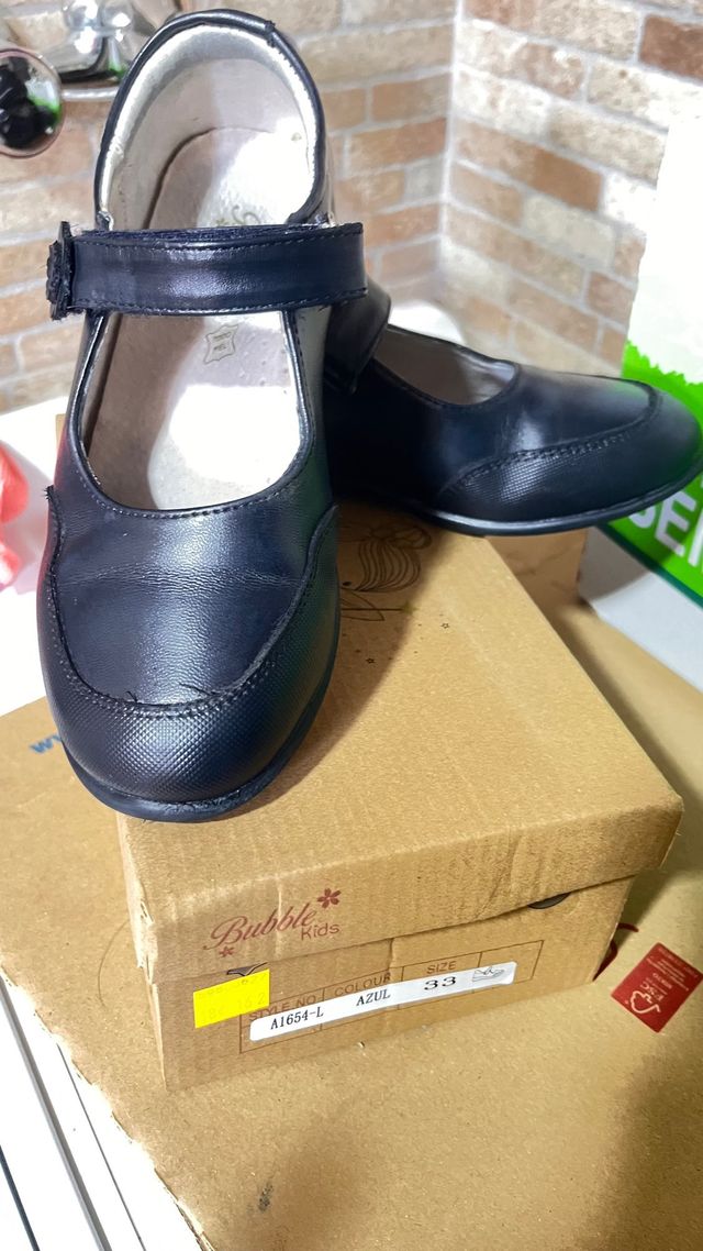 Zapatos colegiales niña Bubble Kids 33