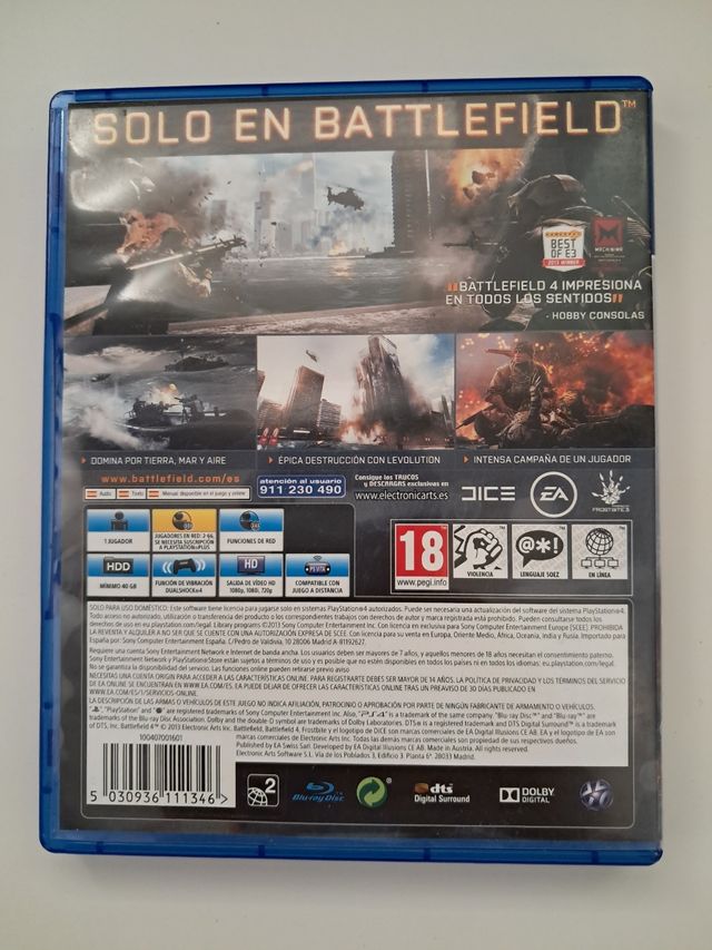 BATTELFIELD 4 - PS4 (PlayStation 4)