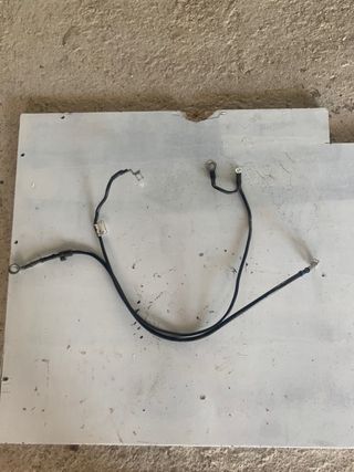 Tubos freno+cables batería moto