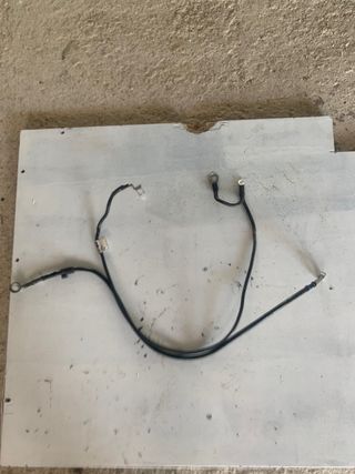 Tubos freno+cables batería moto