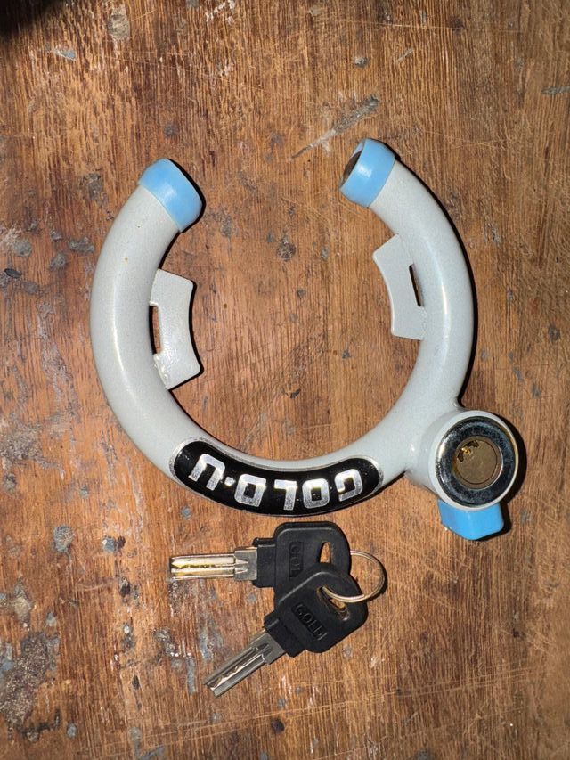 Cadeado de bicicleta antigo