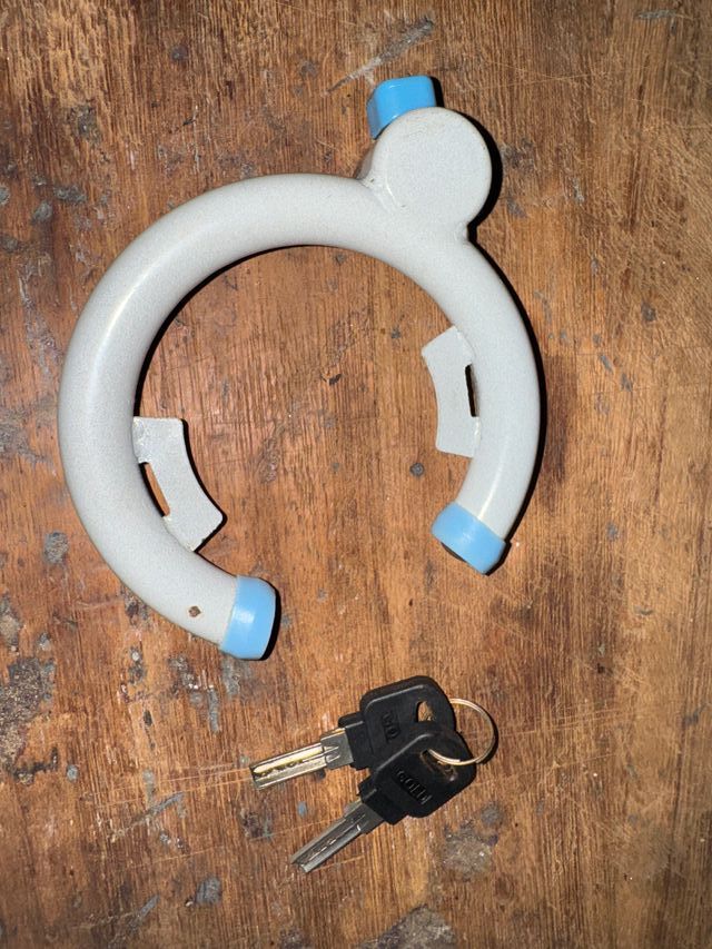 Cadeado de bicicleta antigo