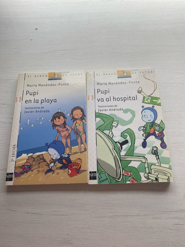 Pack de dos libros de pupi.
