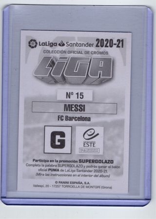 Cromos de Messi 2020/21 Barça