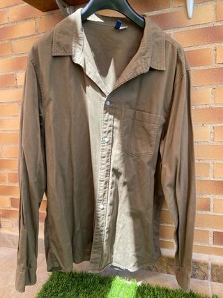 Camisa verde H&M XL