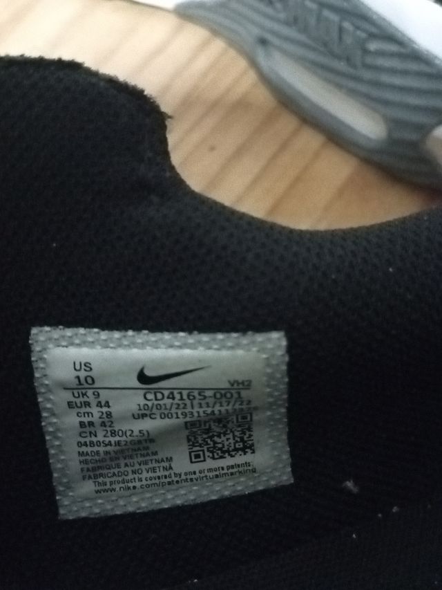 Zapatillas Nike Air Max - Negras y Blancas