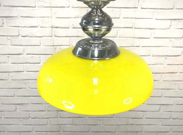 Lampara vintage opalina Stelar italia 1970’s