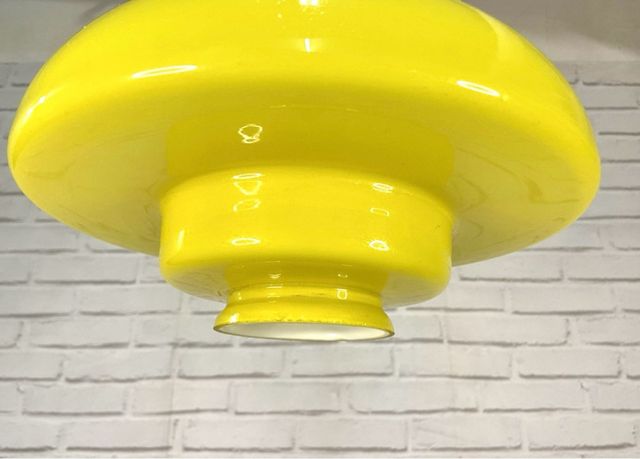 Lampara vintage opalina Stelar italia 1970’s