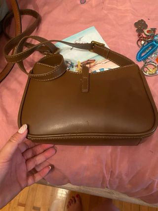 Bolso bandolera marrón