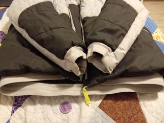 Chaqueta niño WEDZE gris-negra