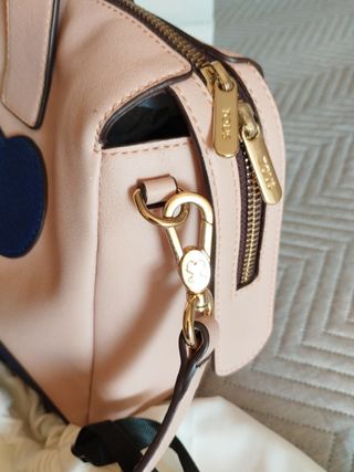 Bolso Tous bandolera rosa y azul