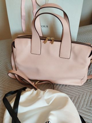 Bolso Tous bandolera rosa y azul