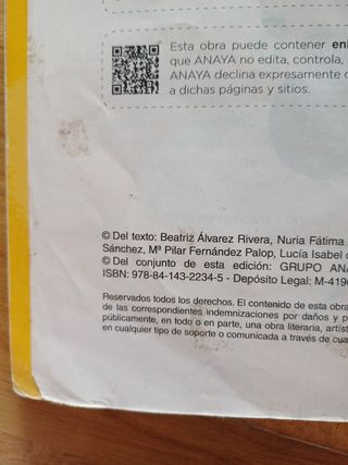 Matemáticas 6 de primaria anaya