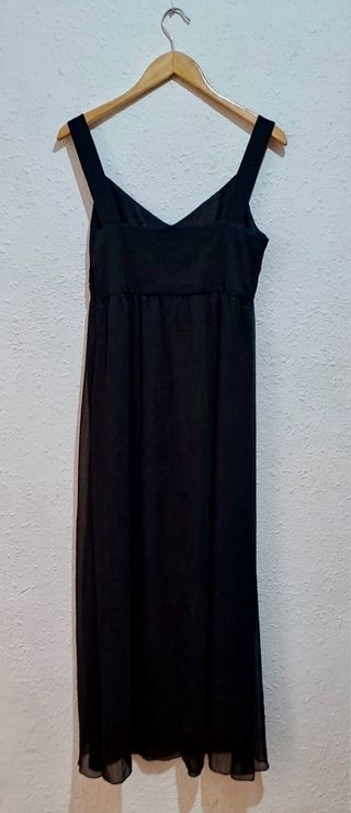 Vestido negro largo de gala El Corte Inglés - t44