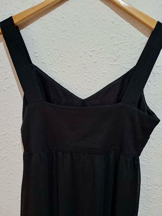 Vestido negro largo de gala El Corte Inglés - t44