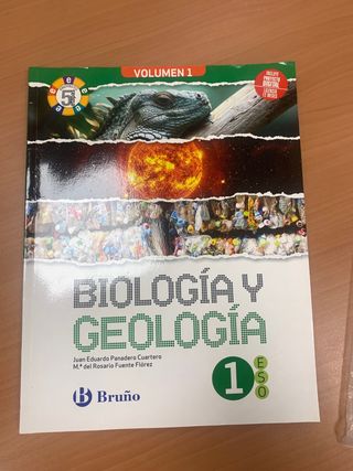 libro Biologia y Geologia 1 ESO BRUÑO
VOLUMEN 1