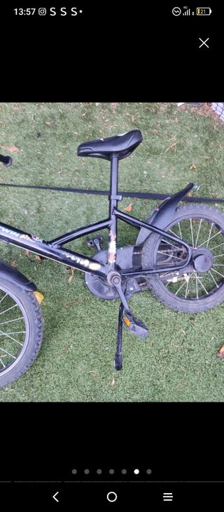 Bicicleta niño 16" usada