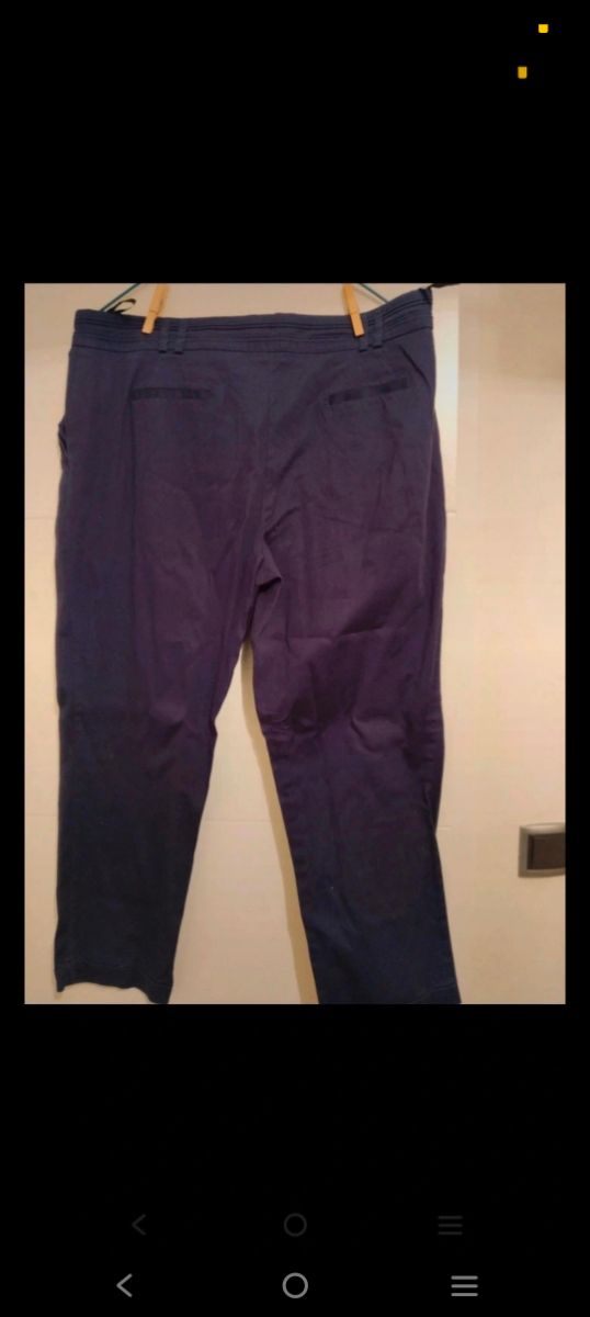 2 Pantalones piratas verano - Negro, Azul