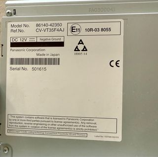 Radio GPS Toyota RAV4 2018
