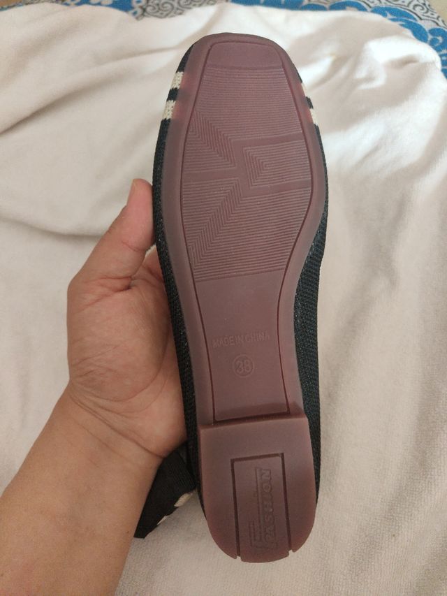 Zapatos planos verano - Negro beige 38