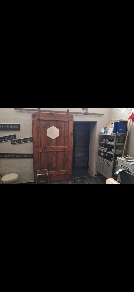 Puerta granero madera maciza