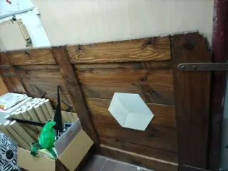 Puerta granero madera maciza