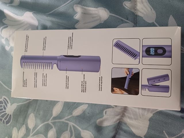 Mini peine calefactor BF - Púrpura