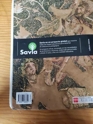 Cultura clásica I. ESO. Savia