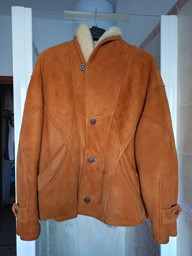 Giacca montone marrone tg. 50