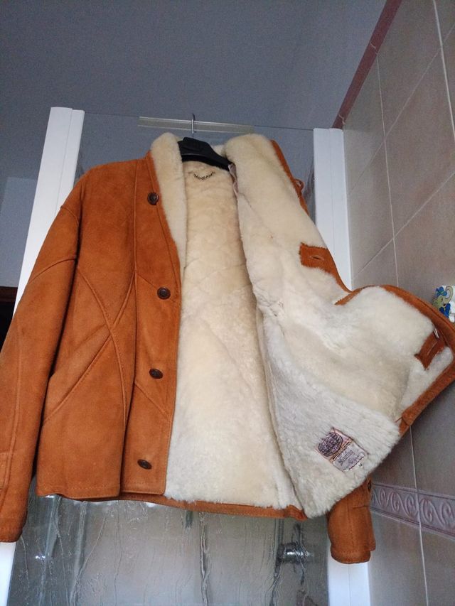 Giacca montone marrone tg. 50