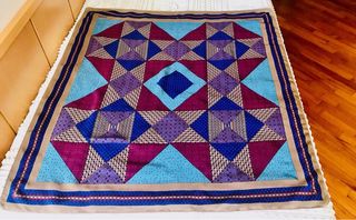 Foulard Fendi vintage seta multicolor patchwork