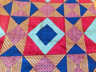 Foulard Fendi vintage seta multicolor patchwork