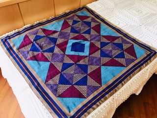 Foulard Fendi vintage seta multicolor patchwork