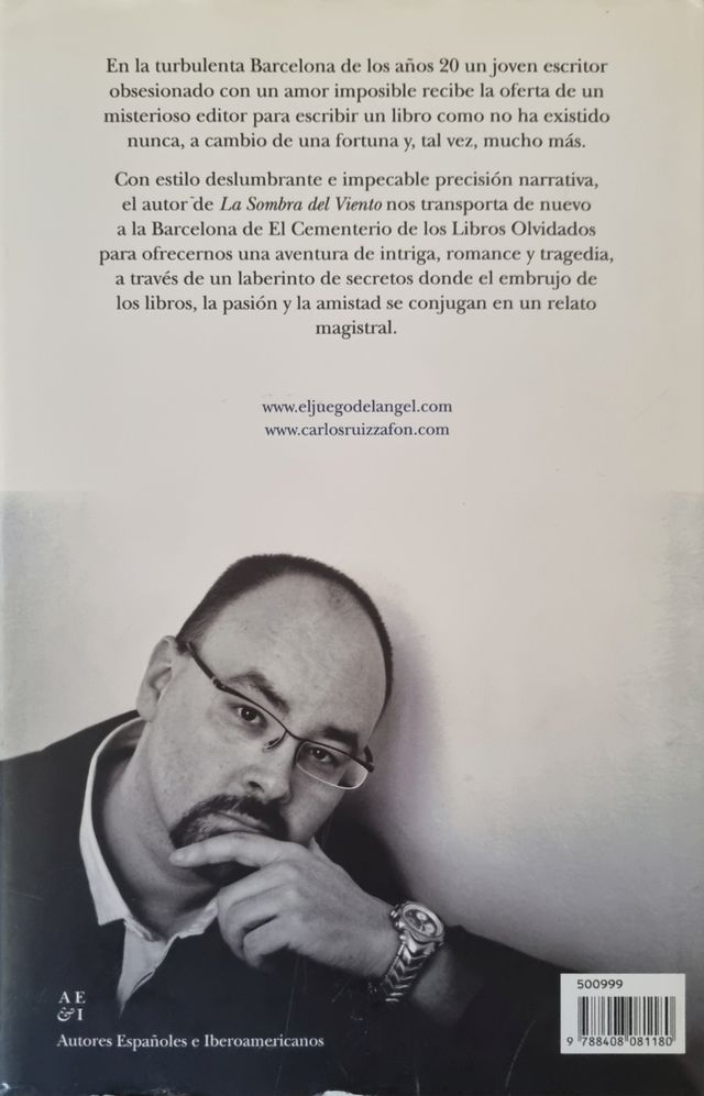 El juego del ángel - Carlos Ruiz Zafon