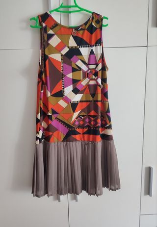Vestido Soggo Paris vintage multicolor