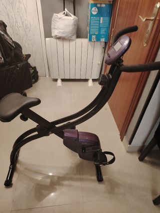 Bicicleta estática plegable