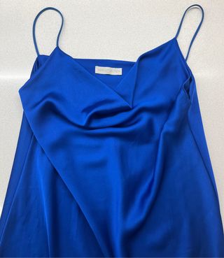 Vestito blu elettrico estivo donna made in italy