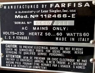 Órgano Farfisa Vintage