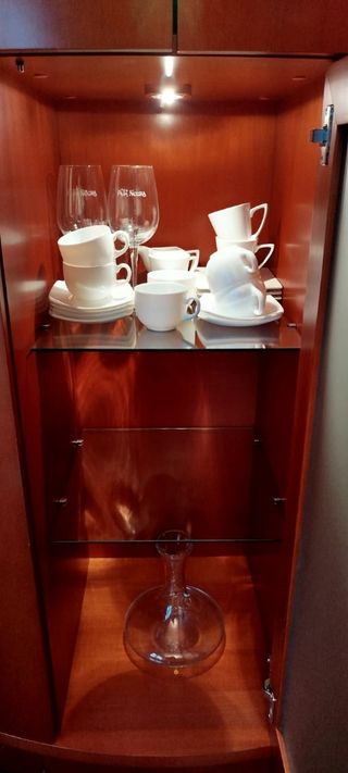 Mueble salón madera de cerezo