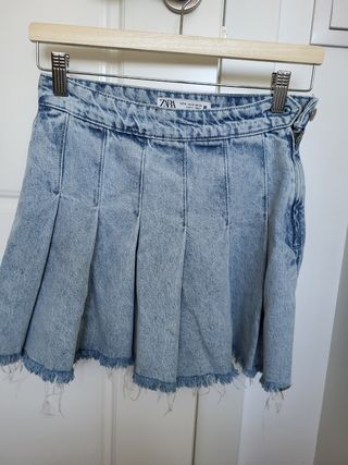 Ropa corta vaquera Inditex (pantalones y faldas), 