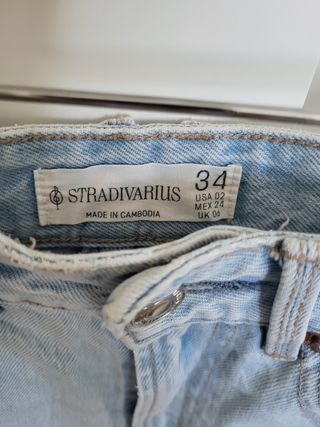 Ropa corta vaquera Inditex (pantalones y faldas), 