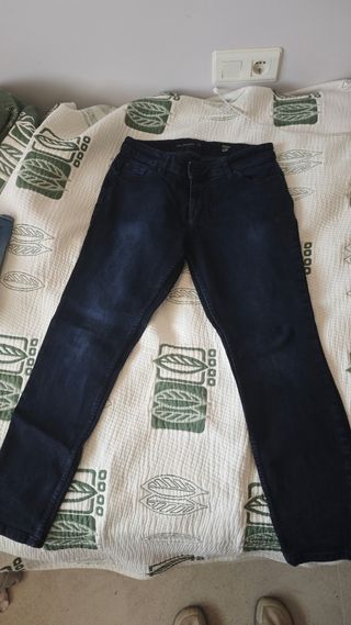 Vaqueros azul marino Mujer