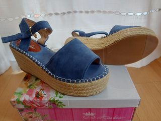Cuñas azul marino verano NUEVAS