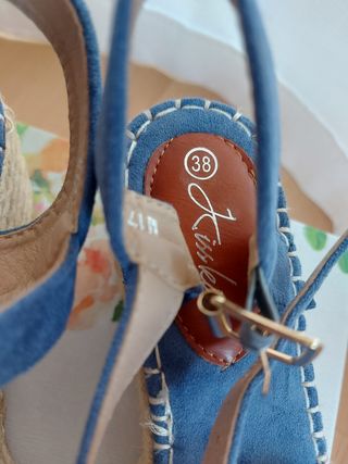 Cuñas azul marino verano NUEVAS