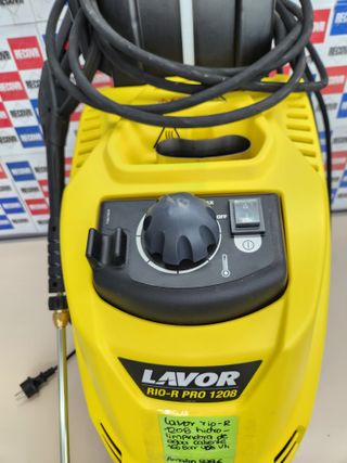 ✅ Hidrolimpiadora 2500W Monofásica de Agua Caliente Lavor Rio-R Pro 1218 – 160 bar, 450 l/h,