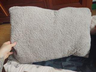 Cama perro L beige-negra