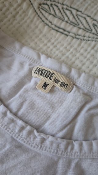 Camiseta INSIDE for girl blanca - M